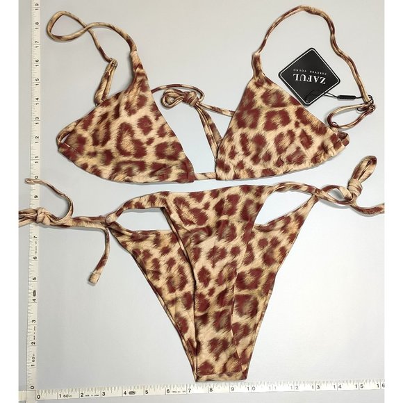 NWT ZAFUL Small Triangle bikini set - Picture 1 of 6